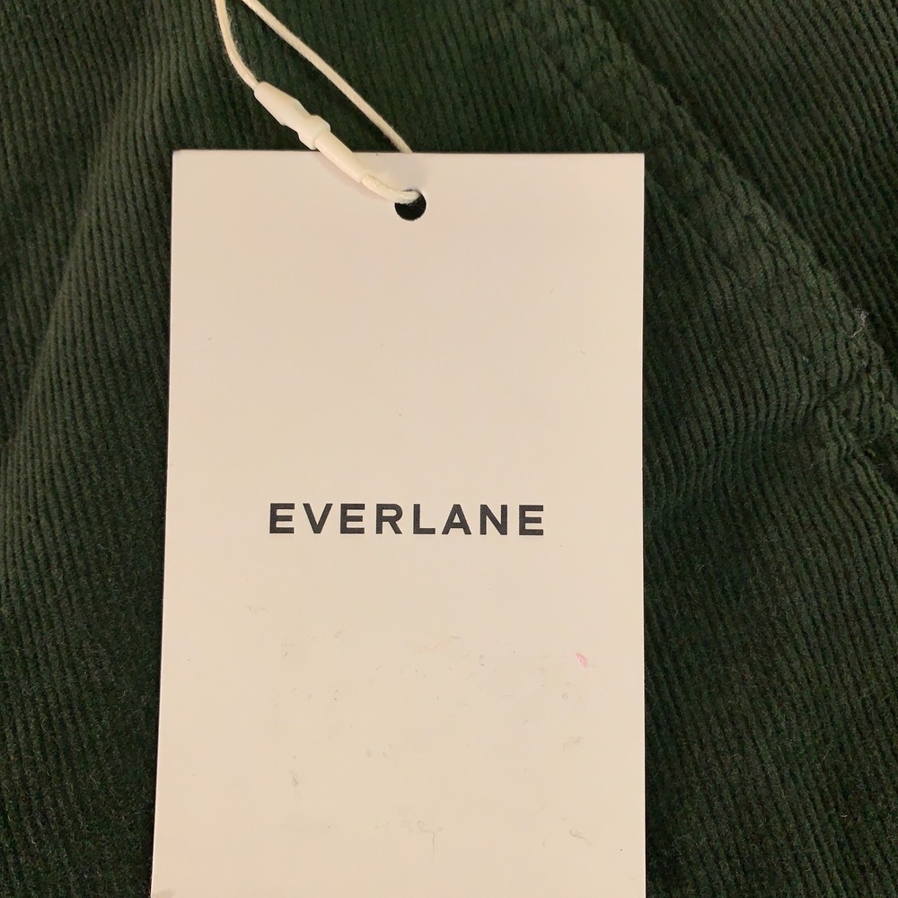 Everlane Womens 00 Dark Forest The Utility Barrel Corduroy Ankle Pants NWT - Picture 6 of 14